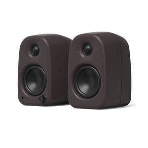 Kanto UKI 100W Desktop Speakers with Bluetooth, USB-C, Headphone out, Pumice (Speckled Brown), Sold in Pairs