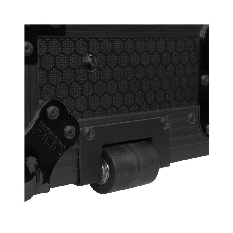 UDG Ultimate Flight Case Pioneer DJ DDJ-REV7 Plus (Laptop Shelf + Wheels), Black - Image 7