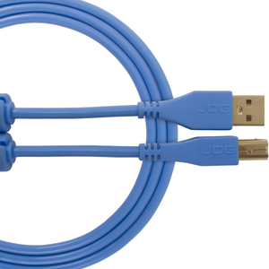 UDG Ultimate Audio Cable USB 2.0 A-B, Light Blue, Straight, 2 m
