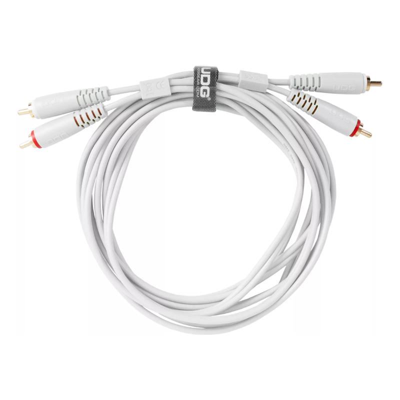 UDG Ultimate Audio Cable Set RCA - RCA, White, Straight, 1.5 m - Image 1