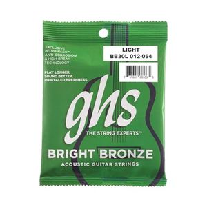 GHS Acoustic Guitar String Phosphor Bronze- 0.12 - 0.54 Gauge Light