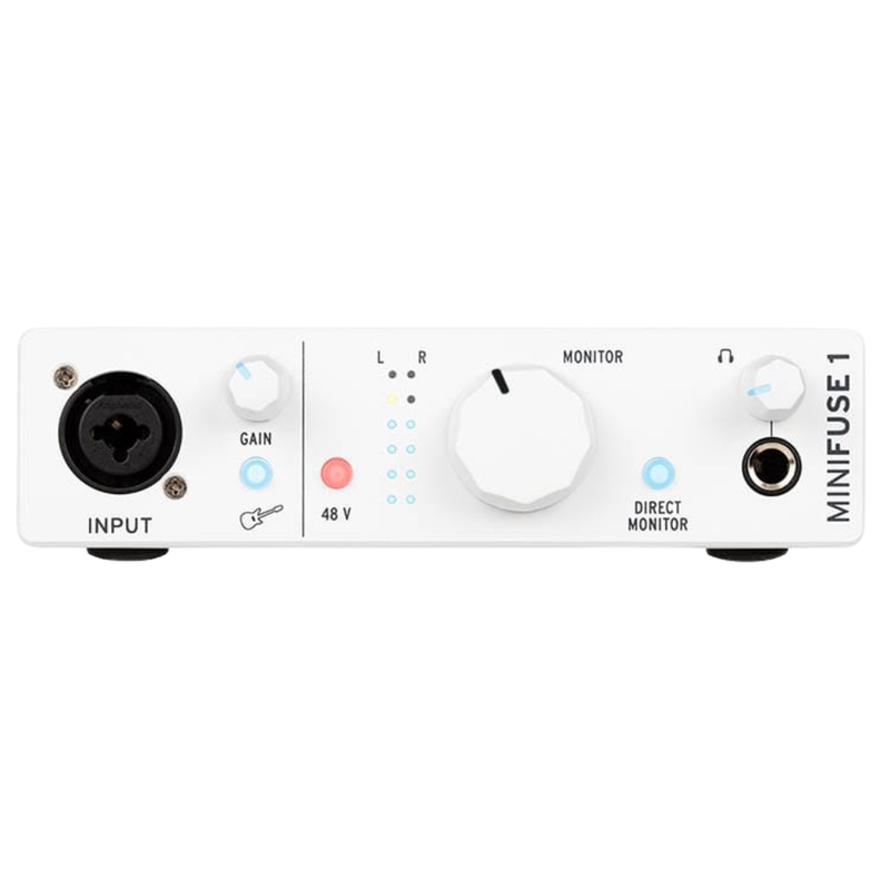 Arturia MiniFuse 1 Audio Interface, White - Image 1