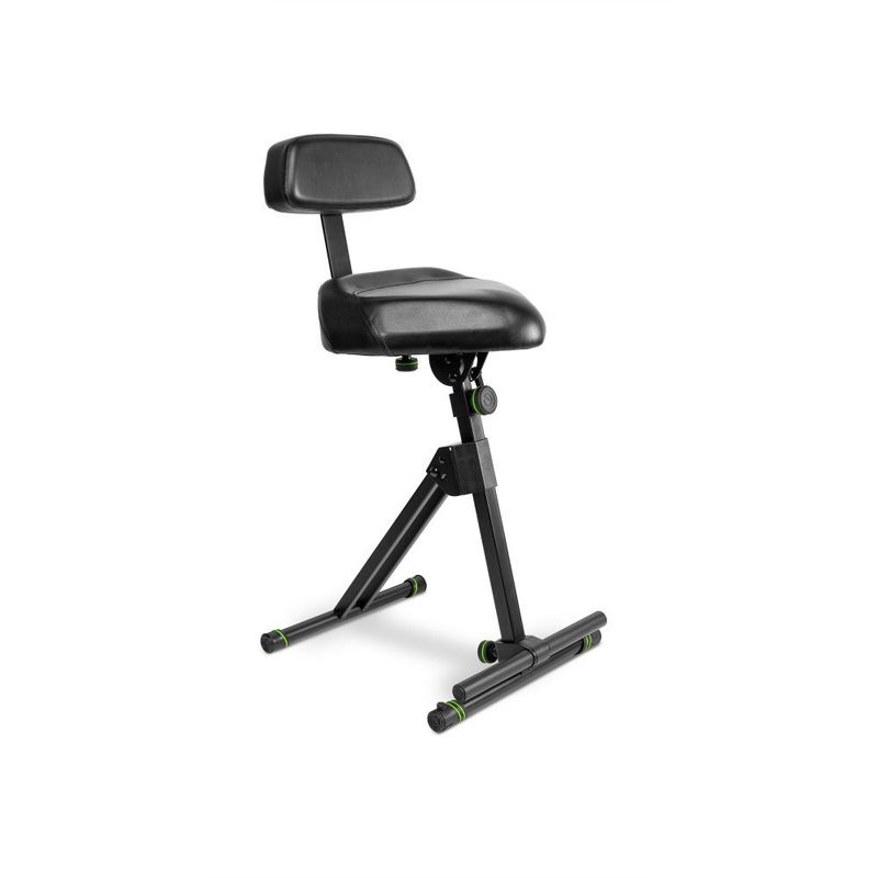 Gravity FM SEAT1 BR Height Adjustable Stool with Foot and Backrest - Image 2