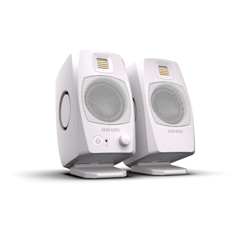 ADAM Audio D3V Desktop Monitors, White (Sold in Pairs) - Image 1