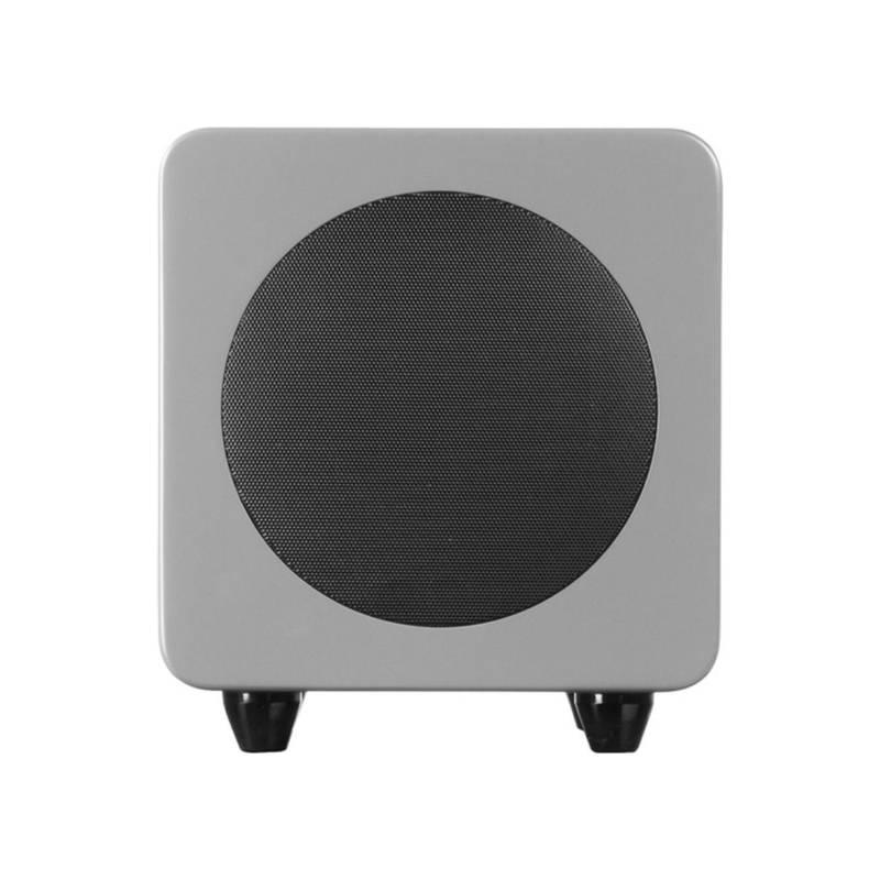 Kanto SUB6 Sealed Powered Subwoofer, 200W Peak Power, 6" Woofer, Vinyl, Type C and Type G Power Cords, Matte Grey - Image 2