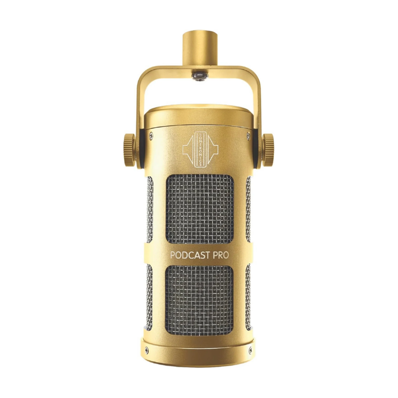 Sontronics Podcast Pro Dynamic Microphone, Gold - Image 1