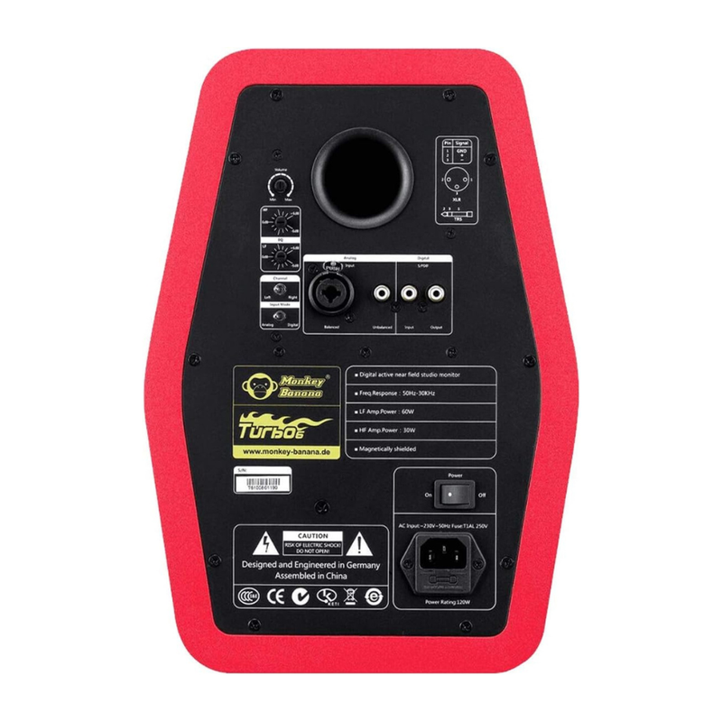 Monkey Banana Turbo 6 Studio Monitors, Red - Image 2