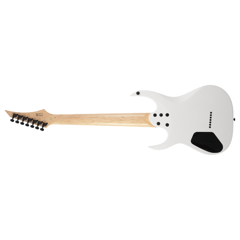 S by Solar AB4.7W Electric Guitar – 7 String – White Matte - Image 2