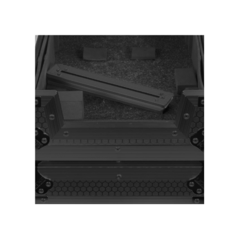 UDG Ultimate Flight Case Pioneer XDJ-RX3 (Laptop Shelf + Wheels), Black - Image 4