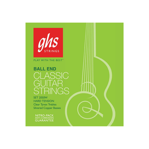 GHS 2050W Classic Guitar Strings Hard Tension Ball End Regular