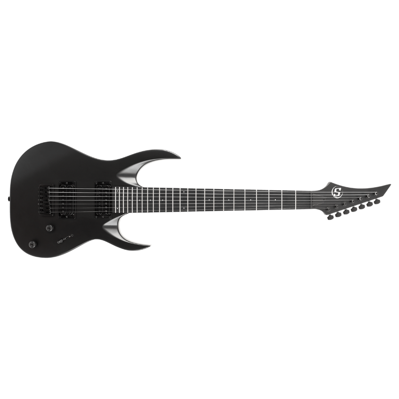S by Solar AB4.7C Bass Guitar – 7 String – Carbon Black Matte - Image 1