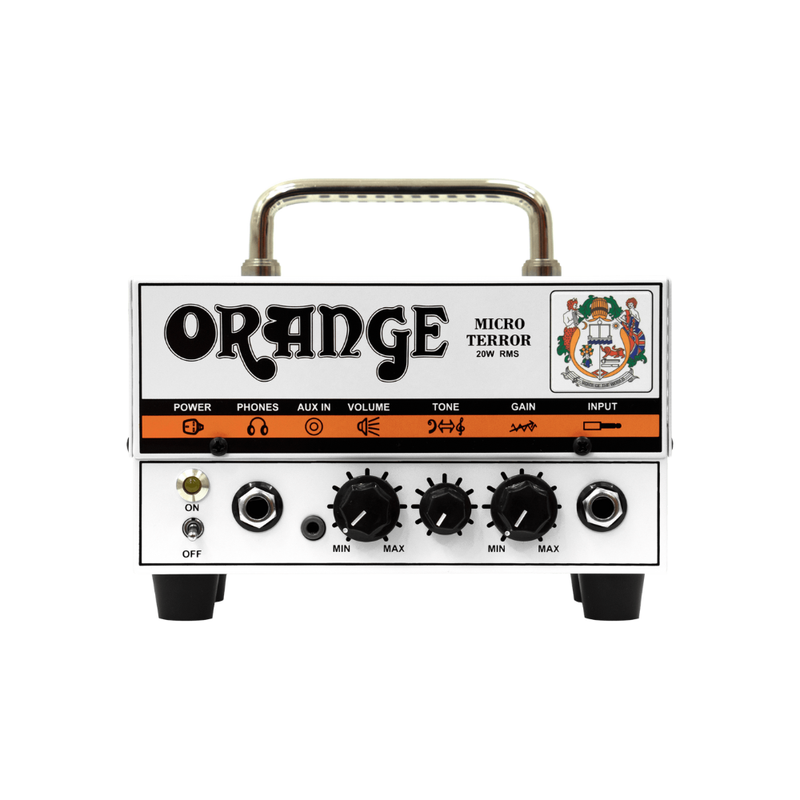 ​Orange Micro Terror – 20W Hybrid Guitar Amp Head with Valve Preamp & Aux Input​ - Image 1
