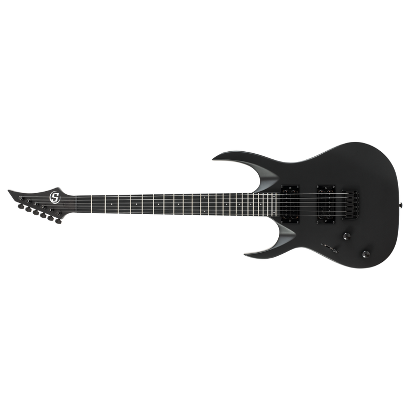 S by Solar AB4.6C LH Bass Guitar – Left handed, Carbon Black Matte - Image 1