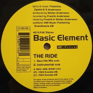 Basic Element The Ride 12"Vinyl (Electronic)