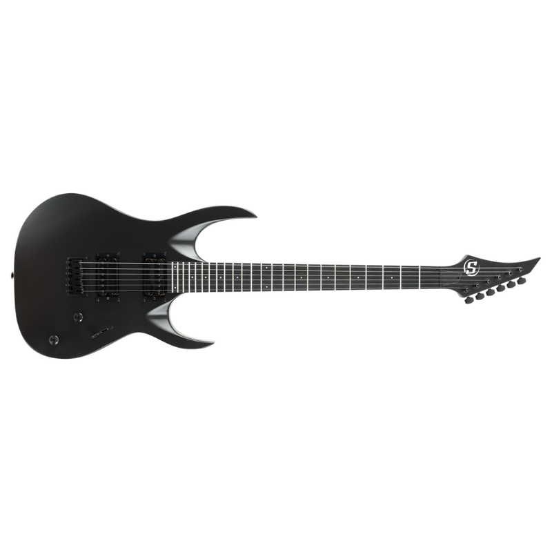 S by Solar AB4.6C Electric Guitar – Carbon Black Matte - Image 1