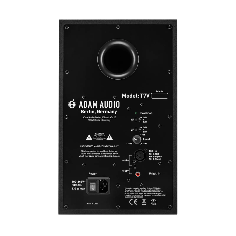 Adam Audio T7V Active Speaker, Black - Image 3