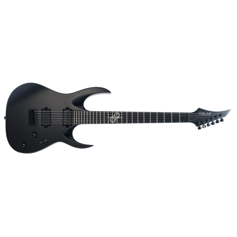 Solar Guitars A2.6C Electric Guitar – Carbon Black Matte - Image 1