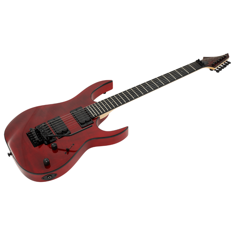 S by Solar SB4.6FRFBR Electric Guitar – Flame Red - Image 2