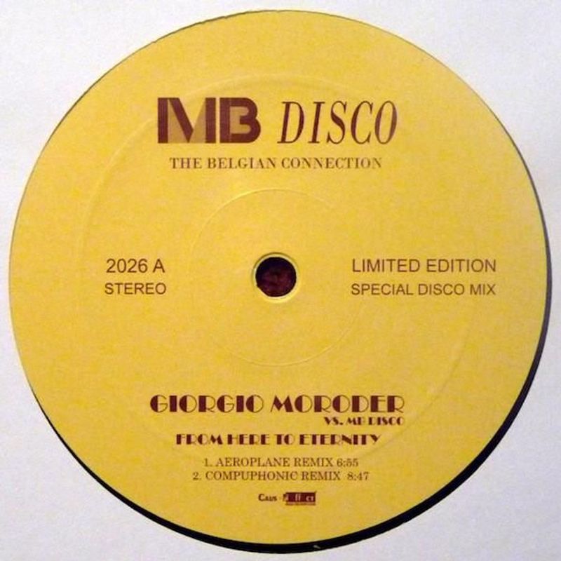 Giorgio Moroder From Here To Eternity 12"Vinyl (Electronic) - Image 1