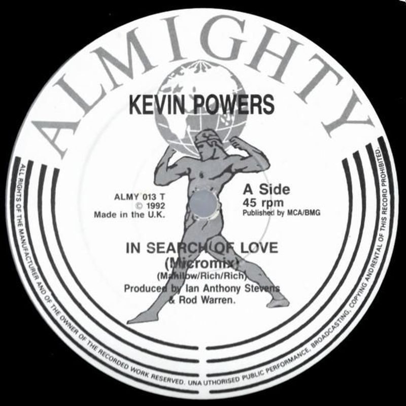Kevin Power In Search Of Love / Passion 12"Vinyl (Electronic) - Image 1