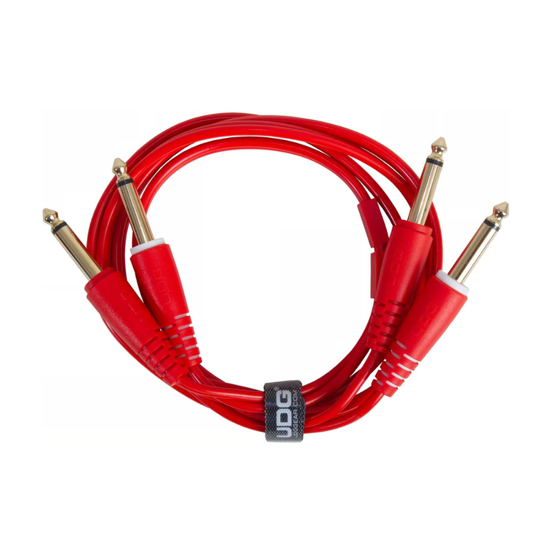 UDG Ultimate Audio Cable Set 1/4" Jack - 1/4" Jack, Red, Straight, 1.5 m - Image 1