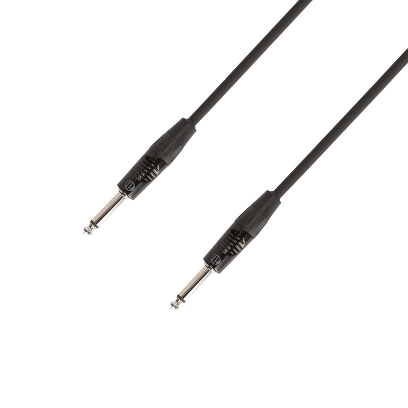 Adam Hall Cables 4 STAR IPP 0300 - Instrument Cable, Rean® Jack TS 6.3 mm Jack Mono to 6.3 mm Jack Mono, 3 m - Image 1
