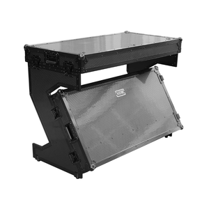 UDG Ultimate Flight Case Portable Z-Style DJ Table Plus, Black