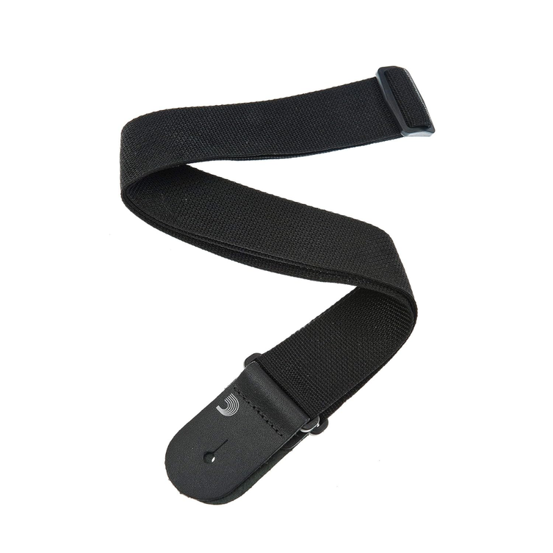 D’Addario Planet Waves PWS100 Polypropylene Guitar Strap, Black - Image 1