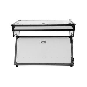 UDG Ultimate Flight Case Portable Z-Style DJ Table Plus, White
