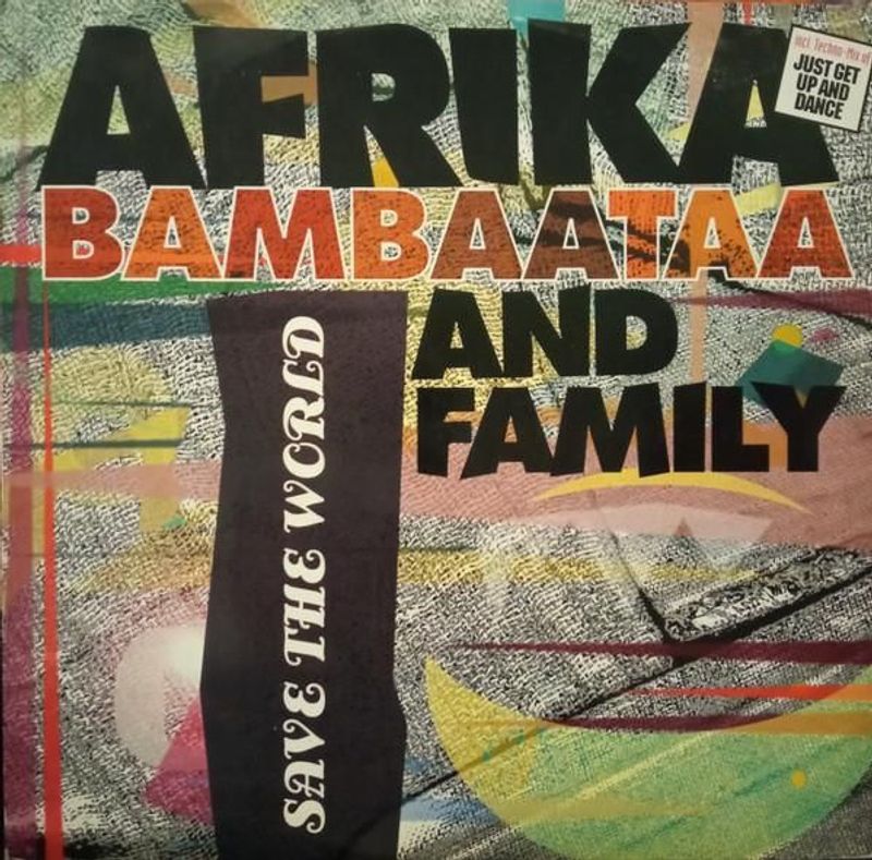 Afrika Bambaataa & Family Save The World 12"Vinyl (Electronic) - Image 1