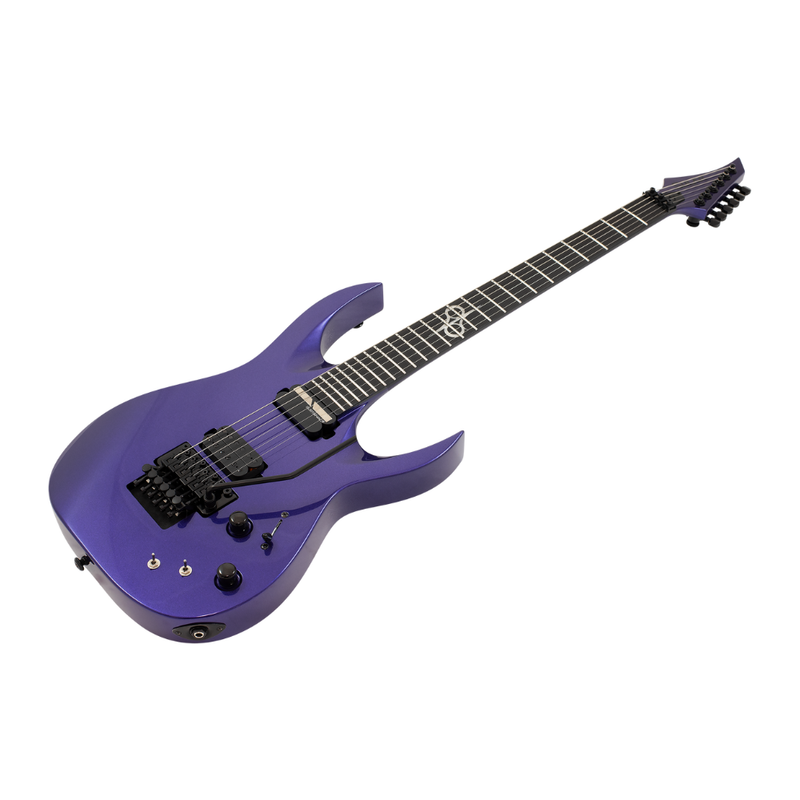 Solar Guitars A1.6FRPM Sustainiac+ Electric Guitar – Metallic Purple Gloss - Image 3