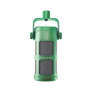 Sontronics Podcast Pro Dynamic Microphone, Green