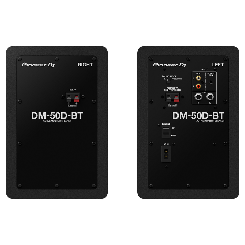 Pioneer DJ DM-50D-K 5" Desktop Monitor System with Bluetooth, Black - Image 2