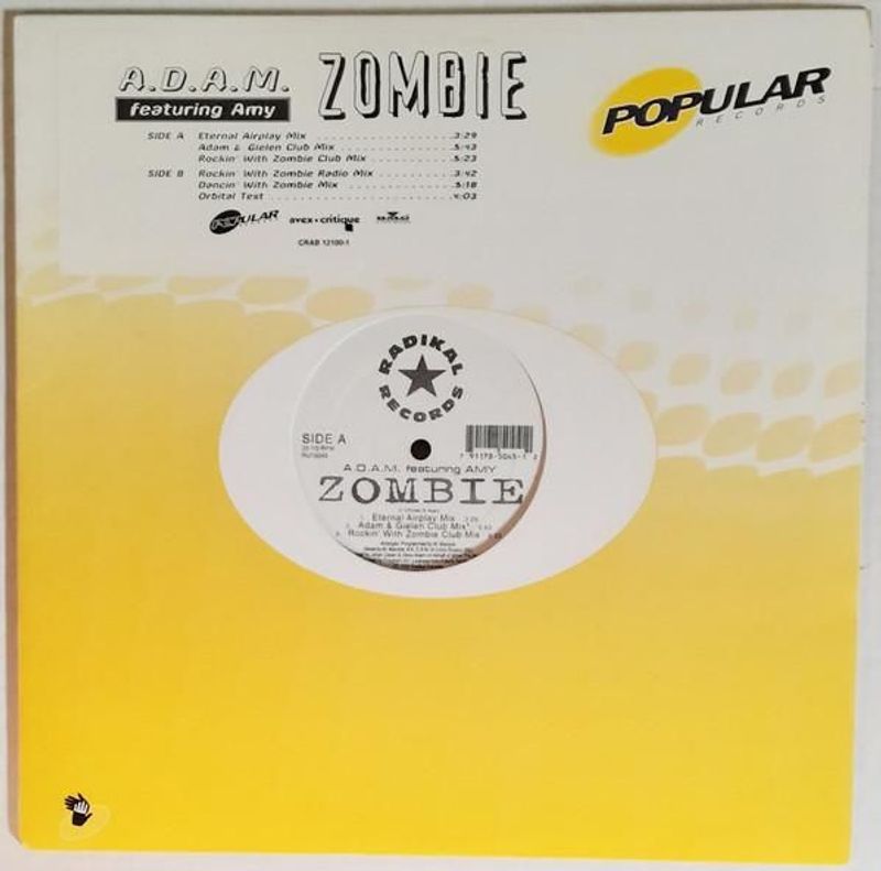 A.D.A.M. Zombie 12"Vinyl (Electronic) - Image 1
