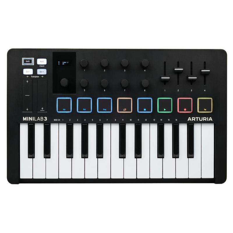 Arturia MiniLab 3, Black - Image 1