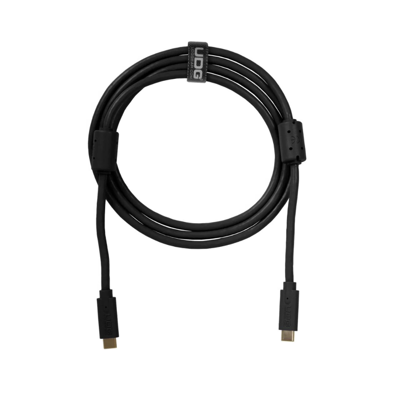 UDG Ultimate Data Cable USB 3.2 C-C, Black, Straight, 1.5 m - Image 1