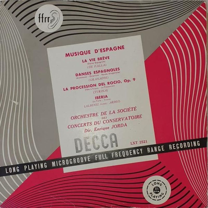 Enrique Jordá Music From Spain 12"Vinyl (Classical) - Image 1