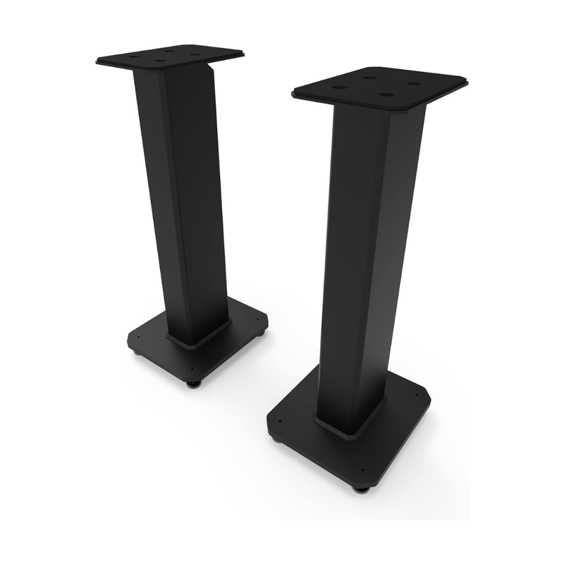 Kanto SX26 Universal Fillable Speaker Floor Stands for Bookshelf Speakers, Black (Sold in Pairs) - Image 1