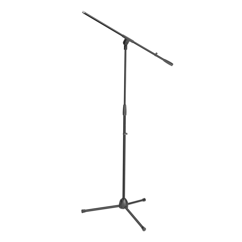 Adam Hall Stands S 5 BE Microphone Stand with Boom Arm, Black - Image 1