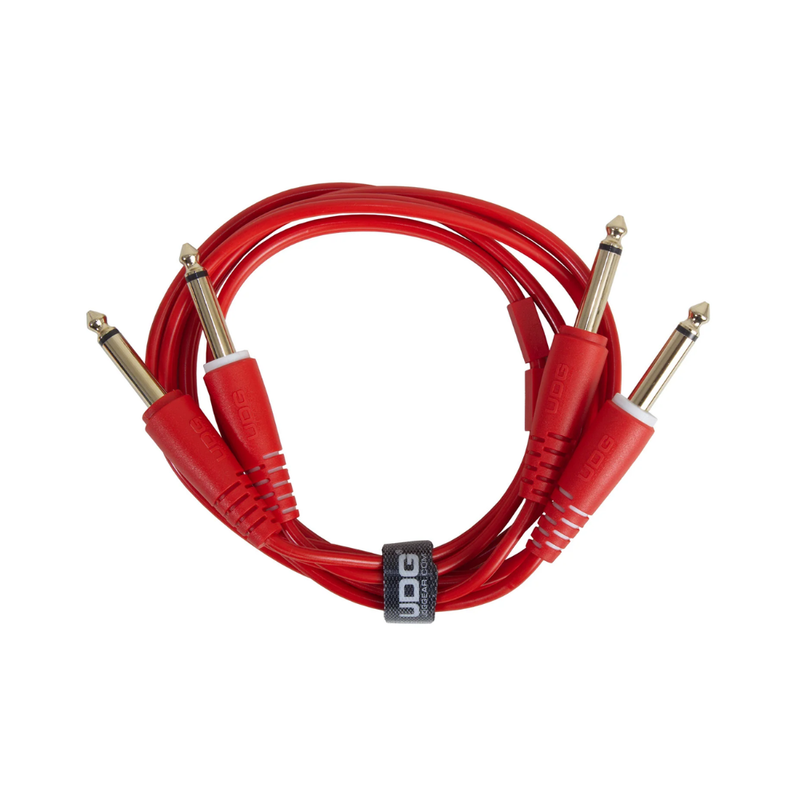 UDG Ultimate Audio Cable Set 1/4" Jack - 1/4" Jack, Red, Straight, 3 m - Image 1