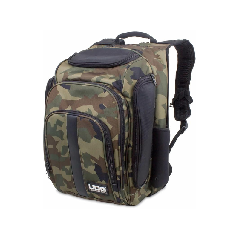 UDG Ultimate DIGI Backpack, Black Camo/Orange Inside - Image 1