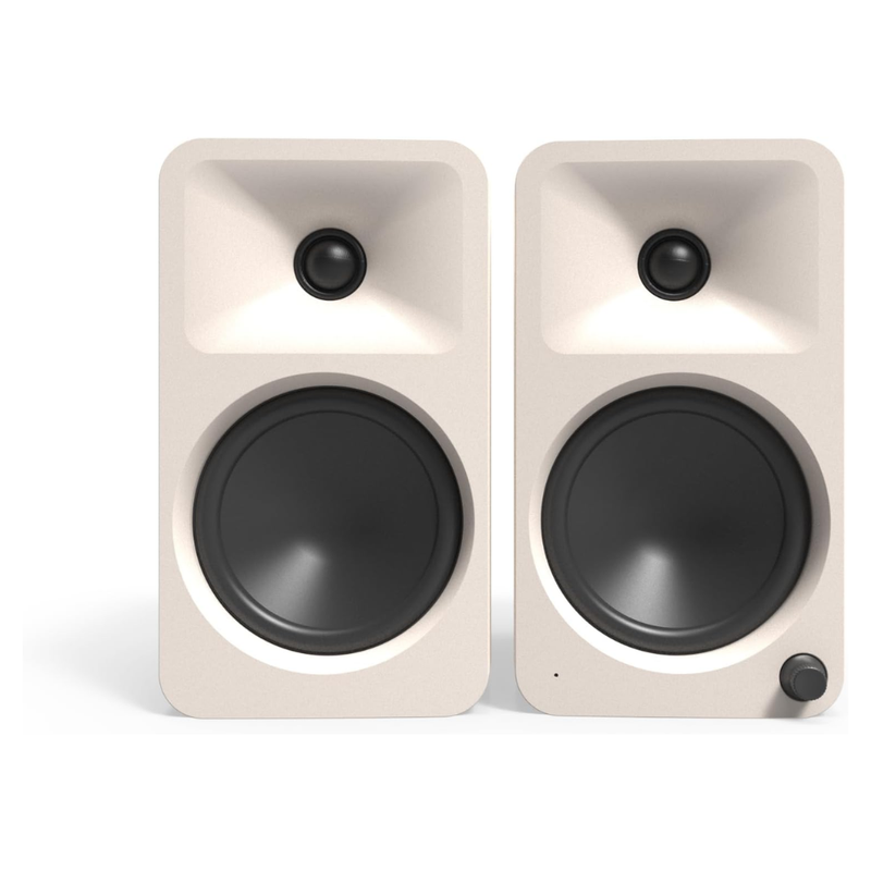 Kanto ORA4 140W Powered Reference Speakers with Bluetooth 5.0 and USB-C Input, Type G Power Cord, Cream (Sold in Pairs) - Image 2