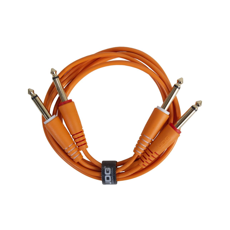UDG Ultimate Audio Cable Set 1/4" Jack - 1/4" Jack, Orange, Straight, 1.5 m - Image 1