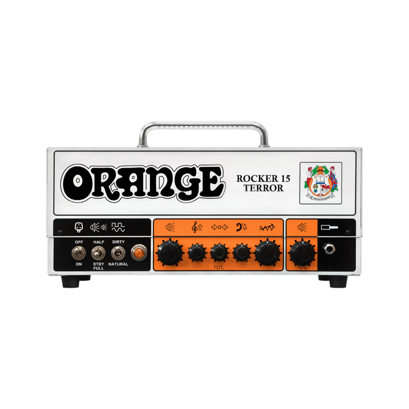 Orange Rocker 15 Terror – 15W Tube Guitar Amp Head with Natural/Dirty Channels, Attenuator & FX Loop - Image 1