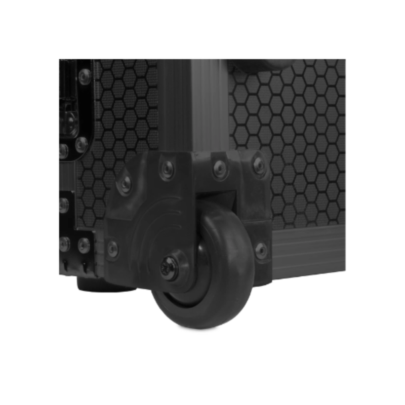 UDG Ultimate Flight Case Set Pioneer CDJ-3000 / A9, (Laptop Shelf + Wheels), Black - Image 11