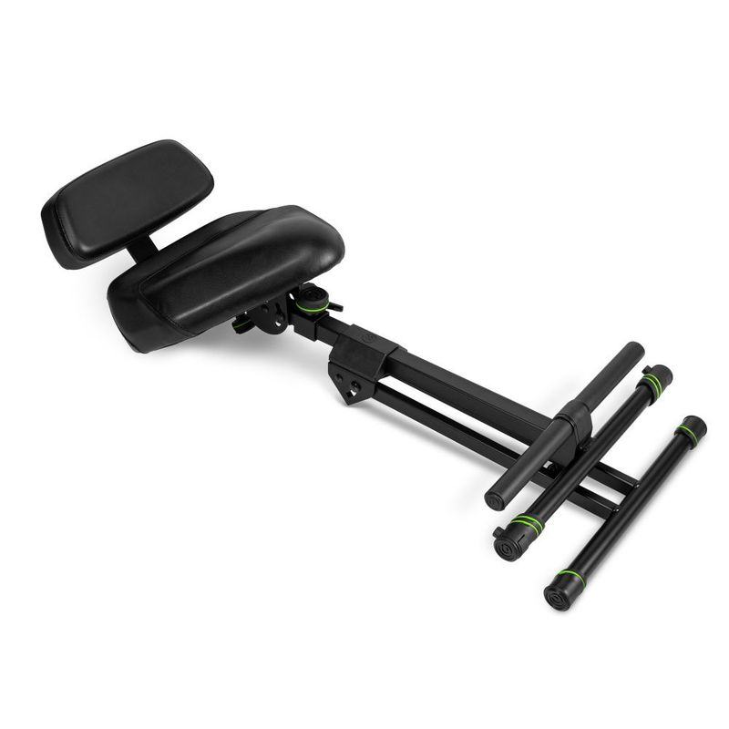 Gravity FM SEAT1 BR Height Adjustable Stool with Foot and Backrest - Image 4