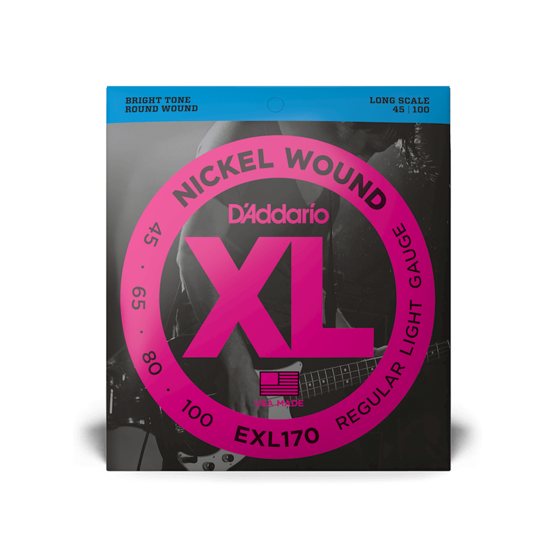 D’Addario EXL170 45-100 Regular Light Long Scale Bass Guitar Strings - Image 1