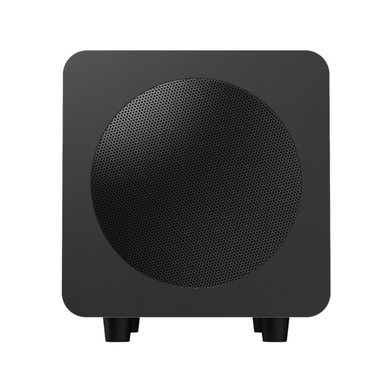 Kanto SUB6 Sealed Powered Subwoofer, 200W Peak Power, 6" Woofer, Vinyl, Type C and Type G Power Cords, Matte Black - Image 2