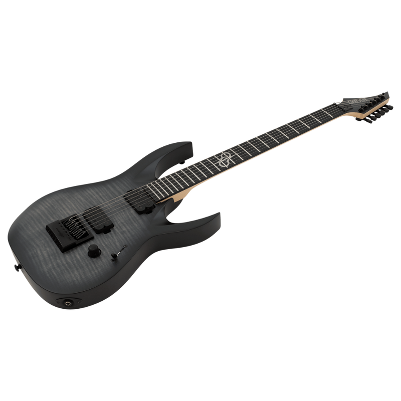 Solar Guitars AB2.6ET FBB Electric Guitar – Flame Black Burst Matte - Image 2