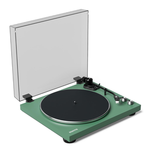 Kanto Audio OBI3 Turntable with Bluetooth 5.3, Preamp, and Pitch Control, Matte Green